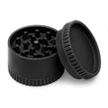 55 mm Black Herb Grinder for Easy Grinding Durable Metal Construction Sleek Black Finish Efficient Design