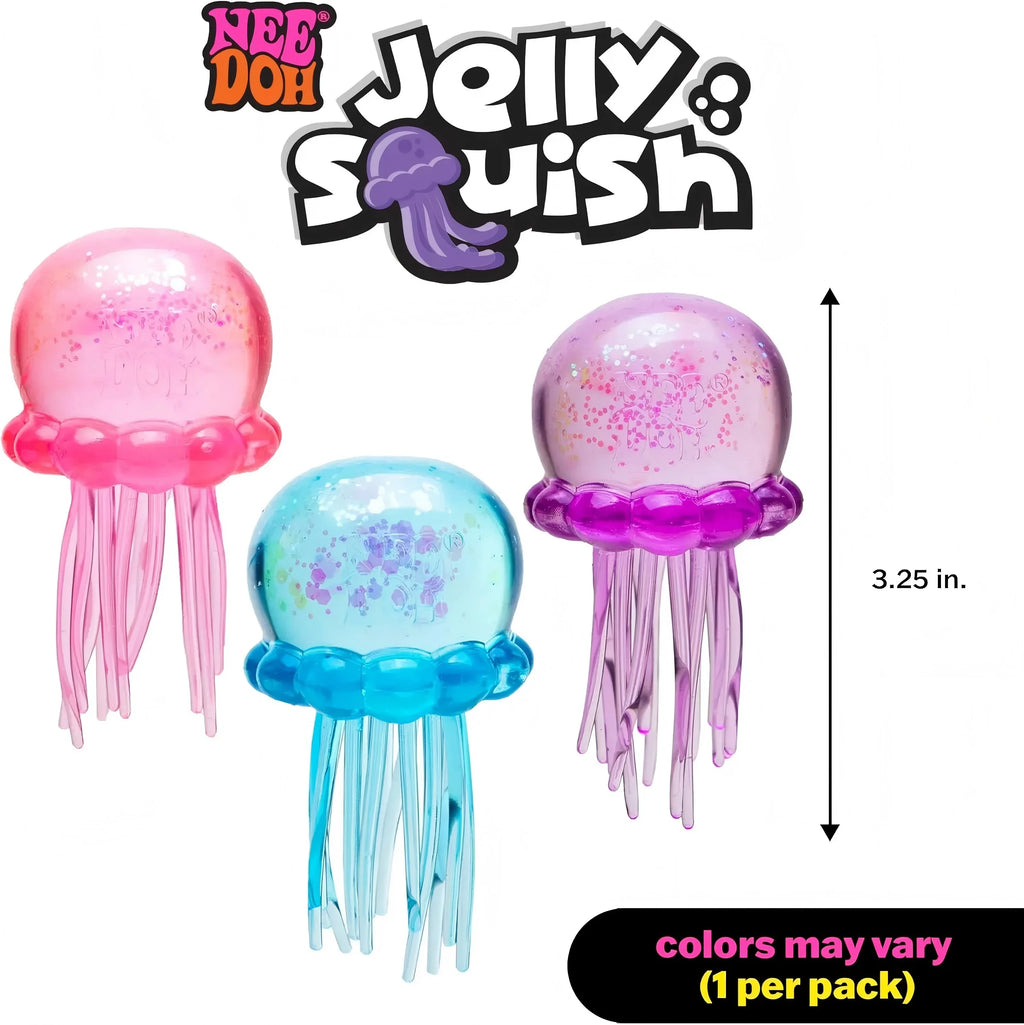 @ Trending Nee Doh Jellyfish & Cube Squish Toy, Soft Jelly Squeeze Stress Relief Fidget Toy, Sensory NeeDoh for Kids & Adults ##