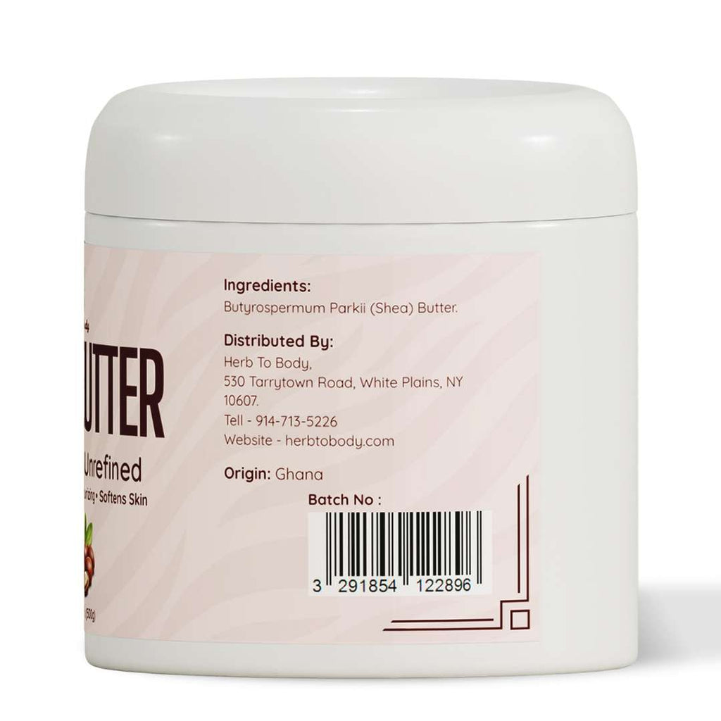 HerbToBody Pure Unrefined Shea Butter Moisturizer 250g and 500g