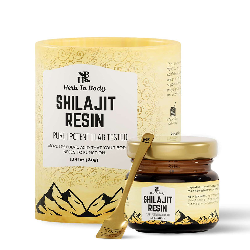 Herb To Body Himalayan Shilajit Resin 30g Mineral Supplement