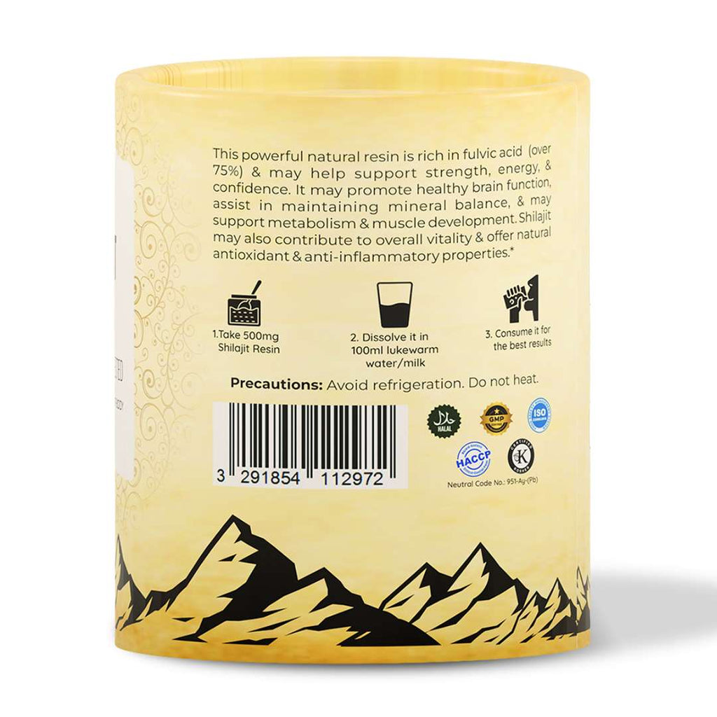 Herb To Body Himalayan Shilajit Resin 30g Mineral Supplement