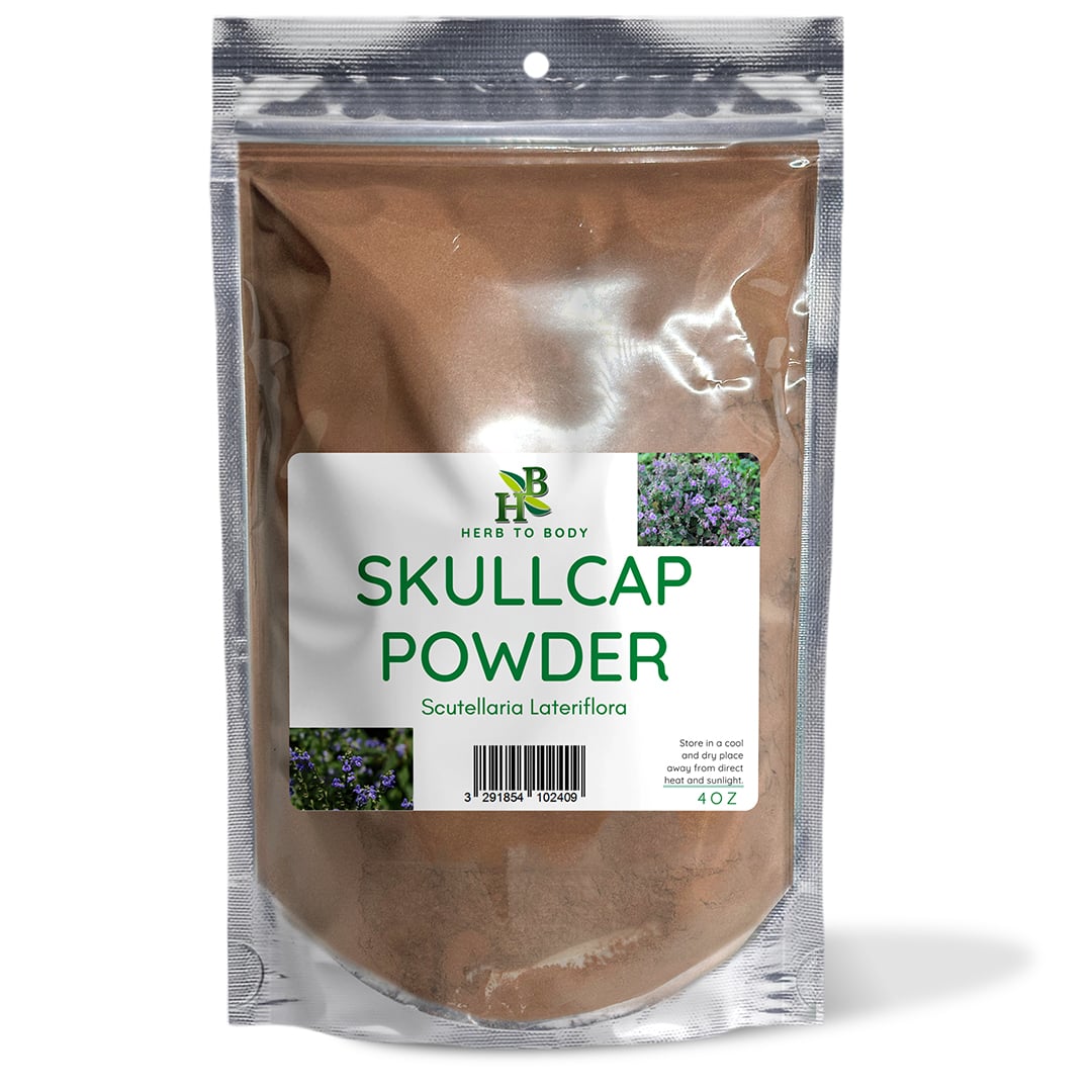 Skullcap Herb Powder Scutellaria Lateriflora Raw Botanical