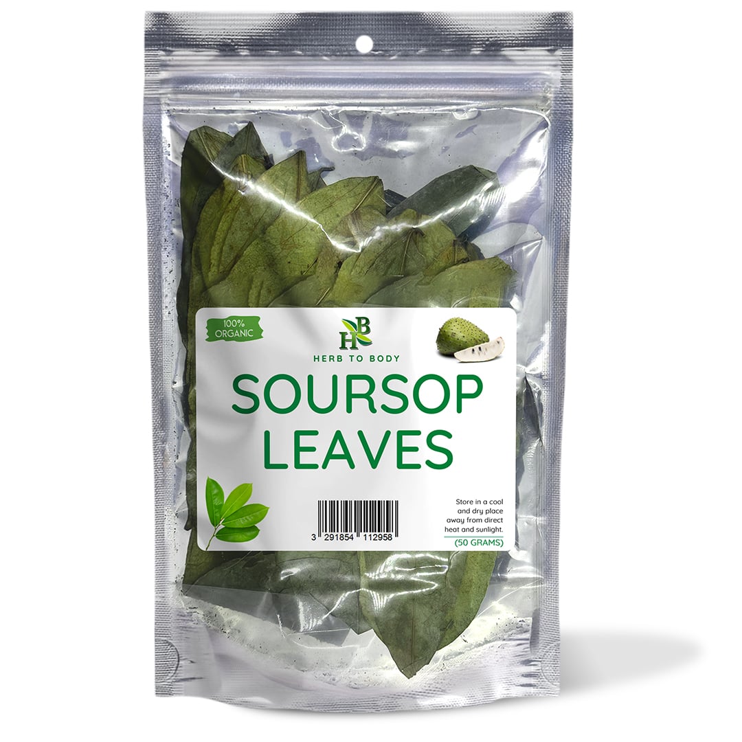 Herb to Body Organic Soursop Leaves 50g 80 Count