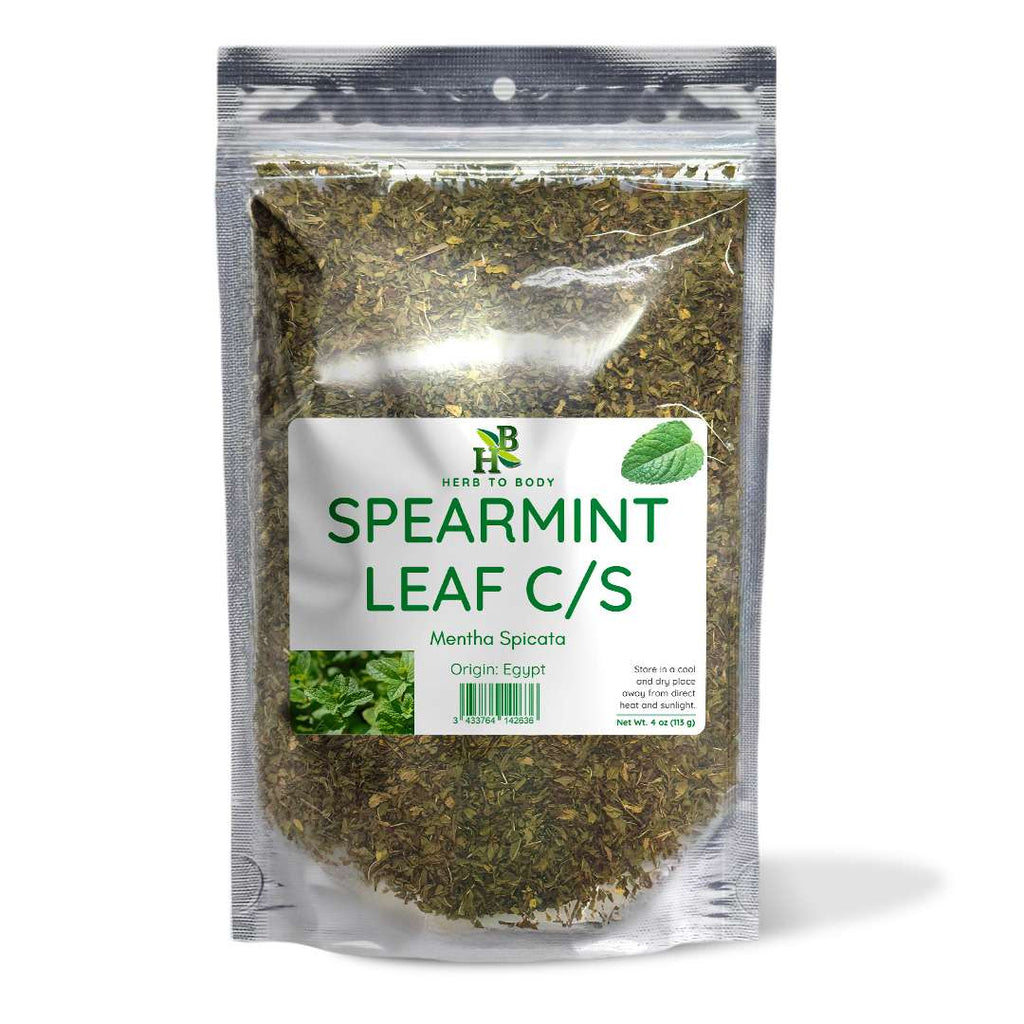 Herb To Body Dried Spearmint Leaf Cut And Sifted 4oz