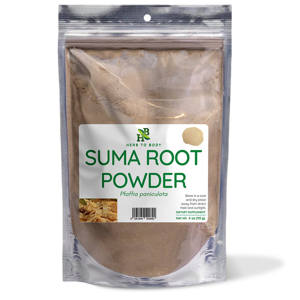 Herb To Body Suma Root Powder Brazilian Supplement 4 oz