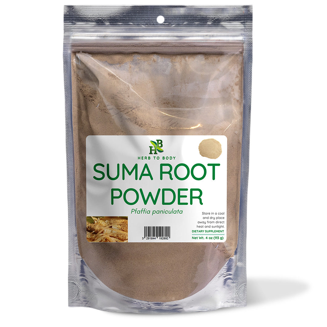 Herb To Body Suma Root Powder Brazilian Supplement 4 oz