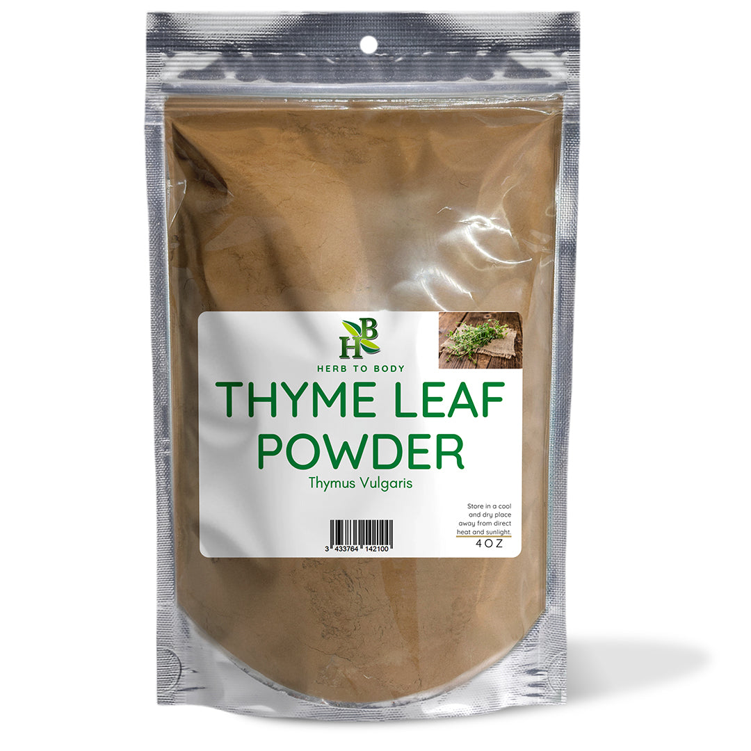 Herb To Body Dried Thyme Leaf Powder 4oz and 1lb