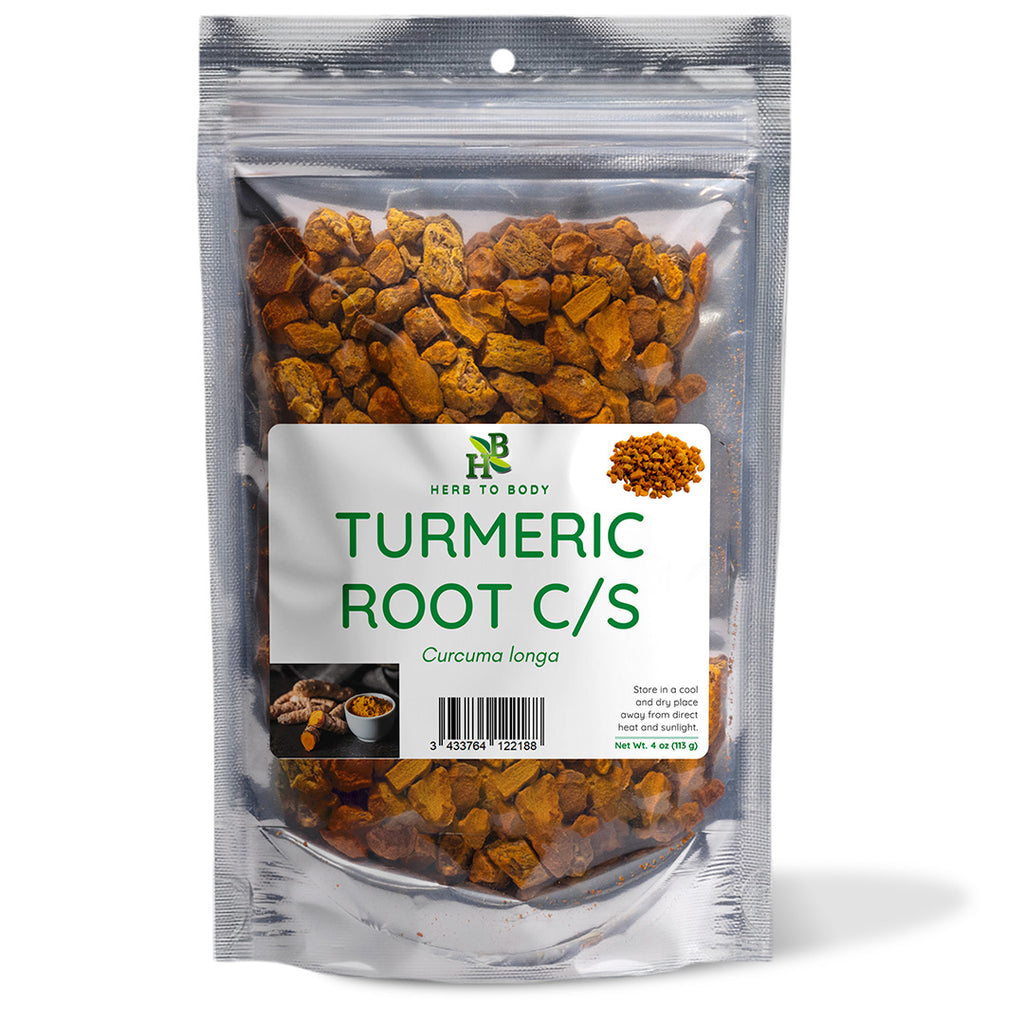 Herb To Body Turmeric Root Cut & Sifted Dried Herb