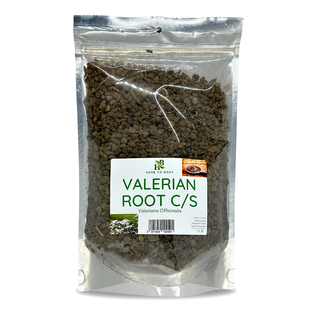 Herb To Body Valerian Root Cut and Sifted Dried Herb