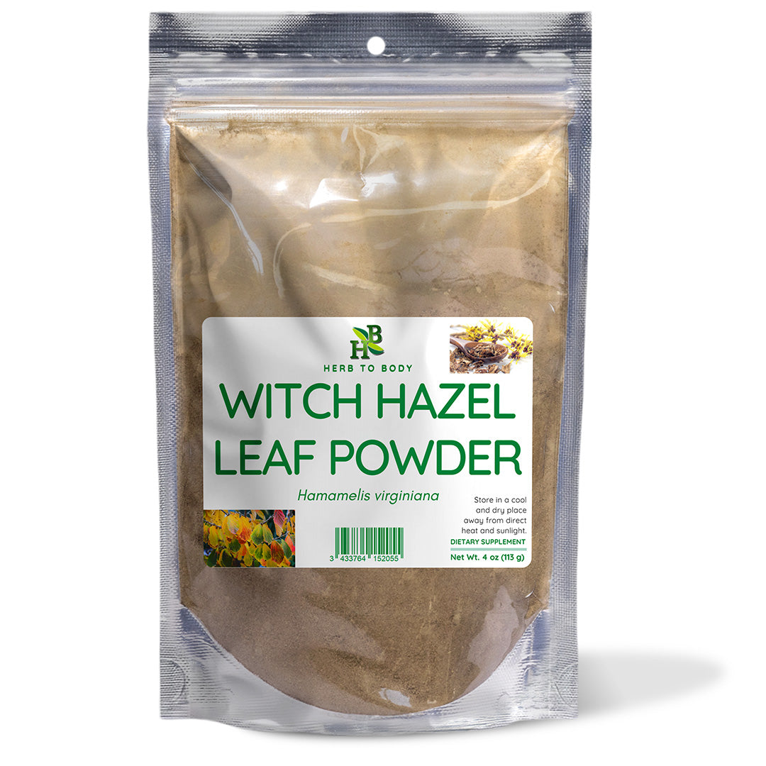 Herb To Body Witch Hazel Leaf Powder Fine Milled 4oz