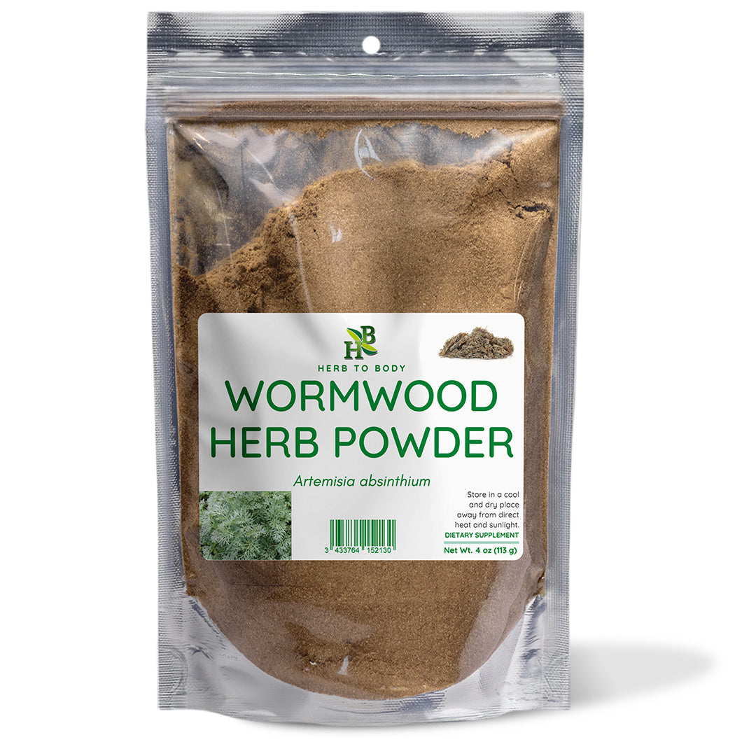 Wormwood Herb Powder Fine Artemisia Absinthium 4 oz