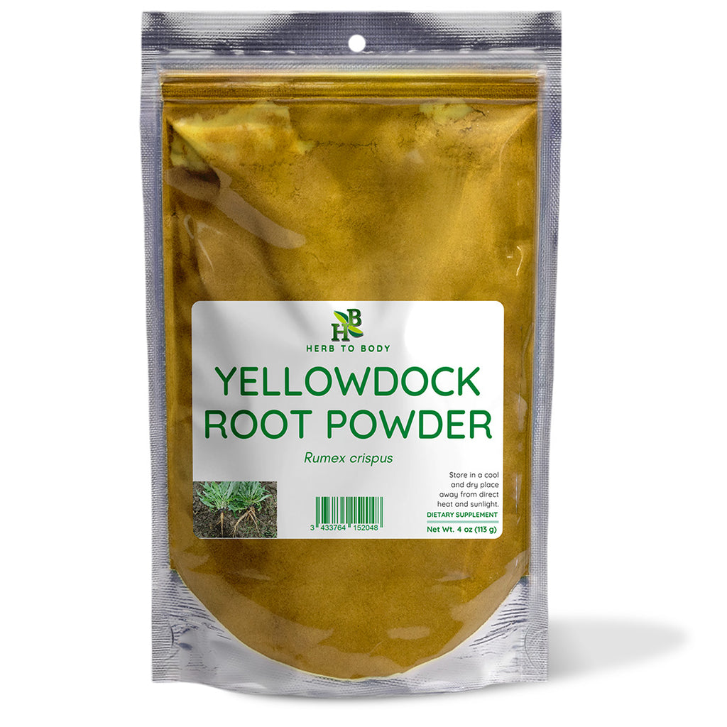 Herb To Body Yellowdock Root Powder Fine Ground 4 oz