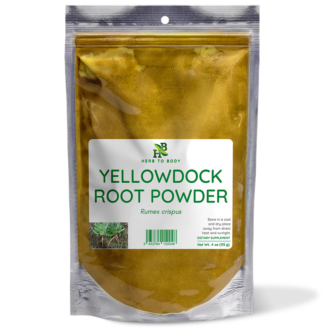 Herb To Body Yellowdock Root Powder Fine Ground 4 oz