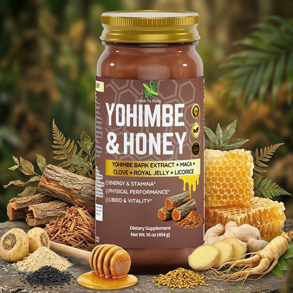 Herb to Body Yohimbe Honey Botanical Blend 16oz