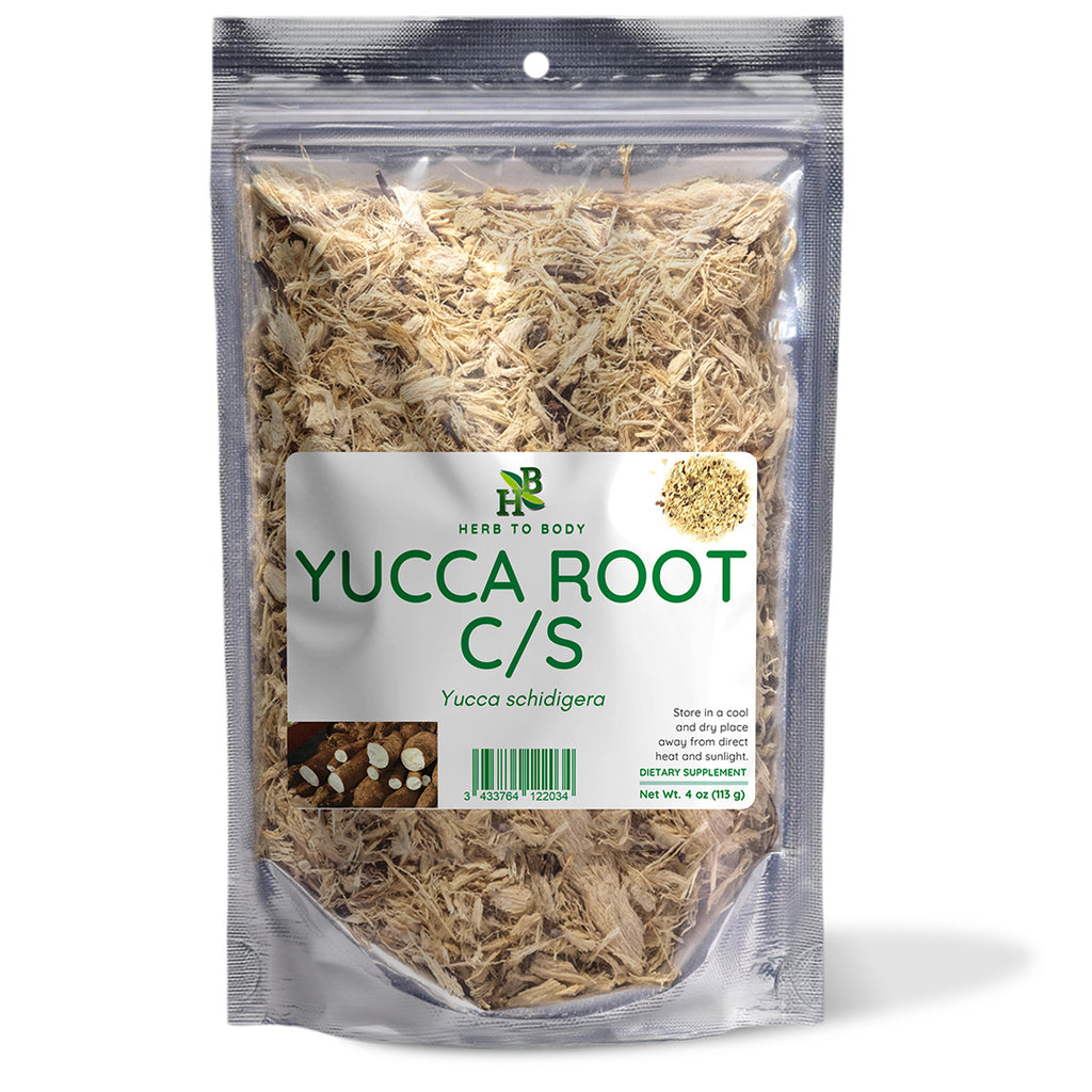 Herb To Body Yucca Root Cut And Sifted Herbal Supplement 4oz