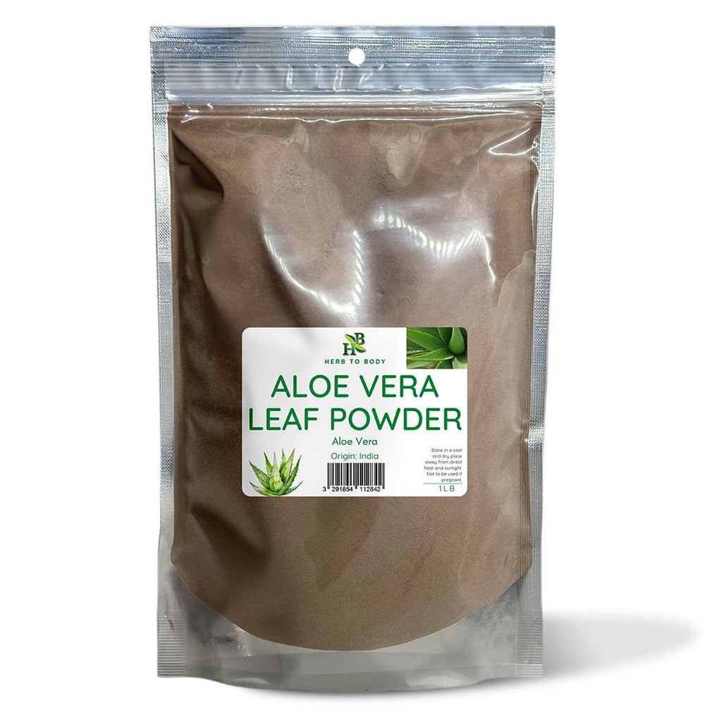 Herb To Body Aloe Vera Leaf Powder Natural Botanical Supplement
