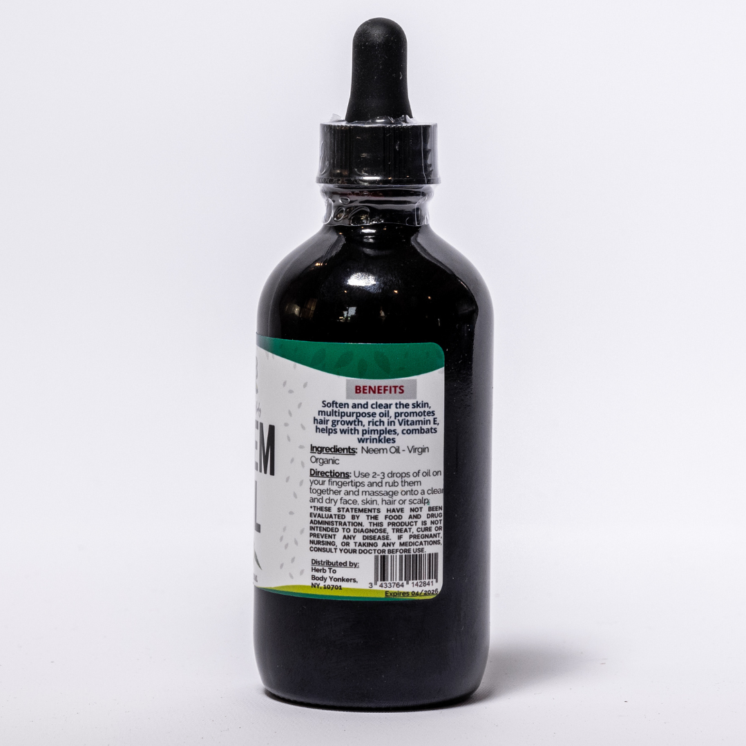 Neem Oil Botanical Treatment for Skin and Hair