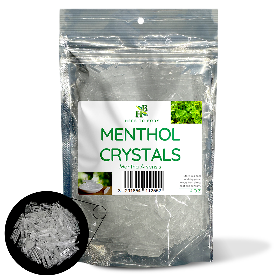 Herb To Body Pure Menthol Crystals Corn Mint Cooling Agent