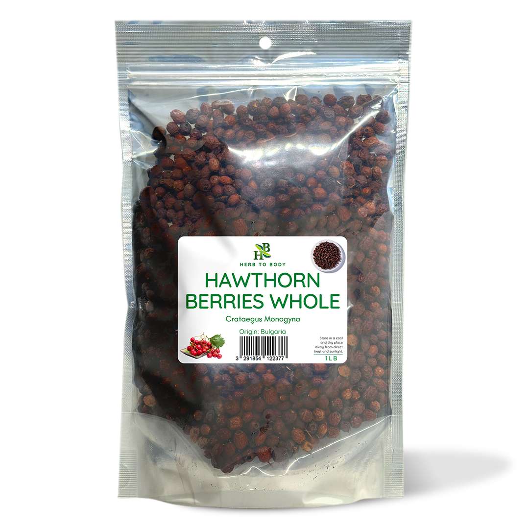 Herb To Body Whole Hawthorn Berries Dried Botanical Herb