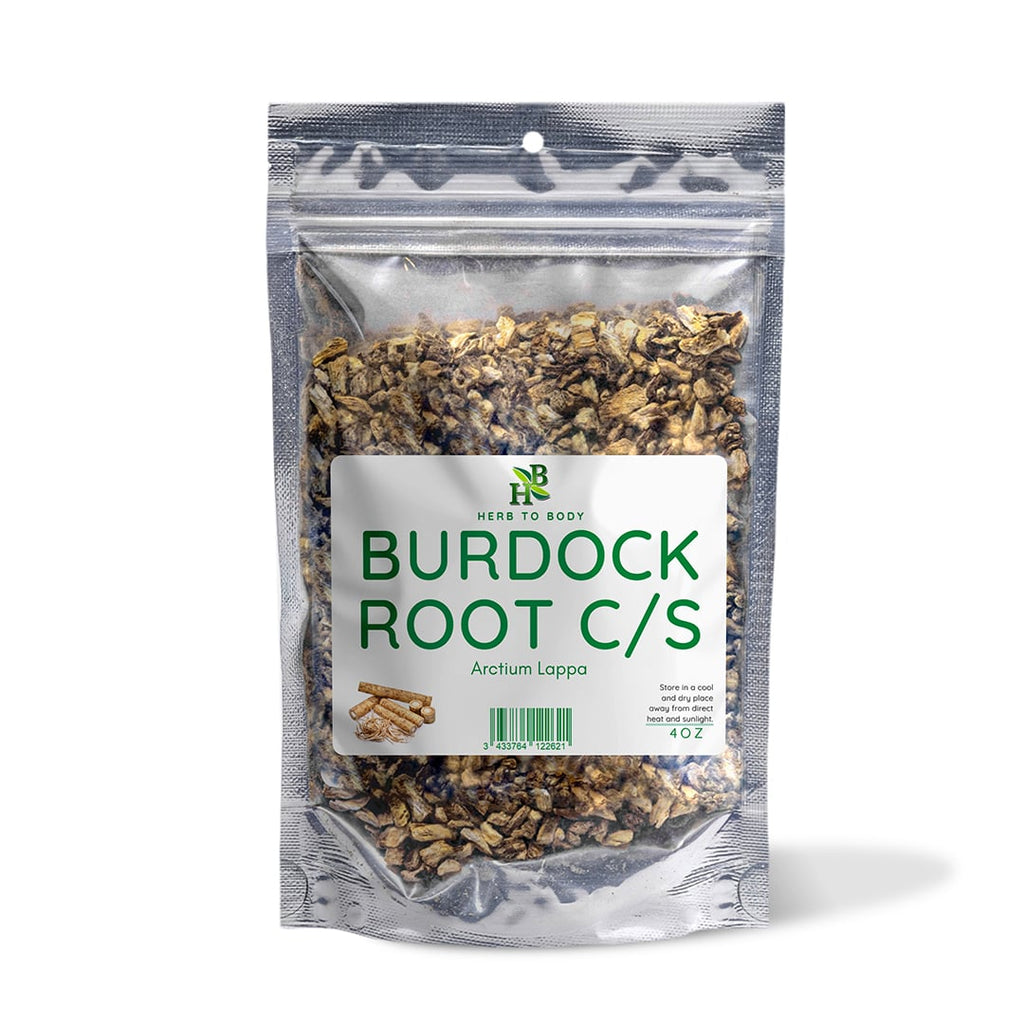 Herb To Body Burdock Root Cut and Sifted Dried Herb