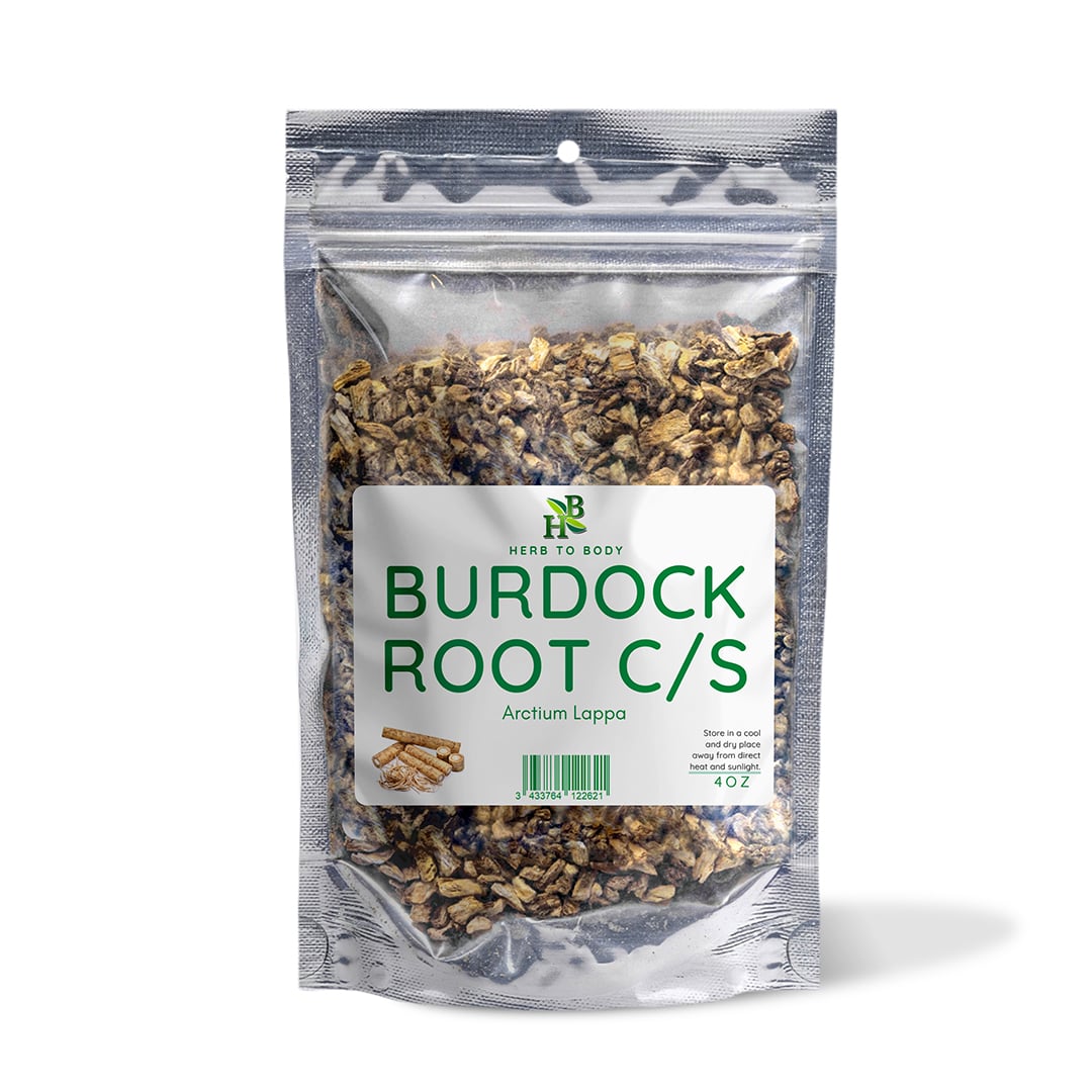 Herb To Body Burdock Root Cut and Sifted Dried Herb