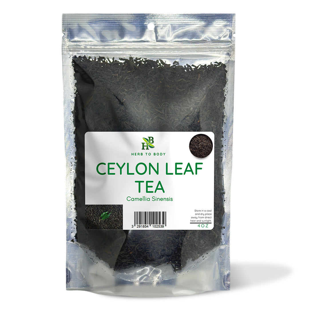 Herb To Body Ceylon Leaf Black Tea Sri Lankan 4oz