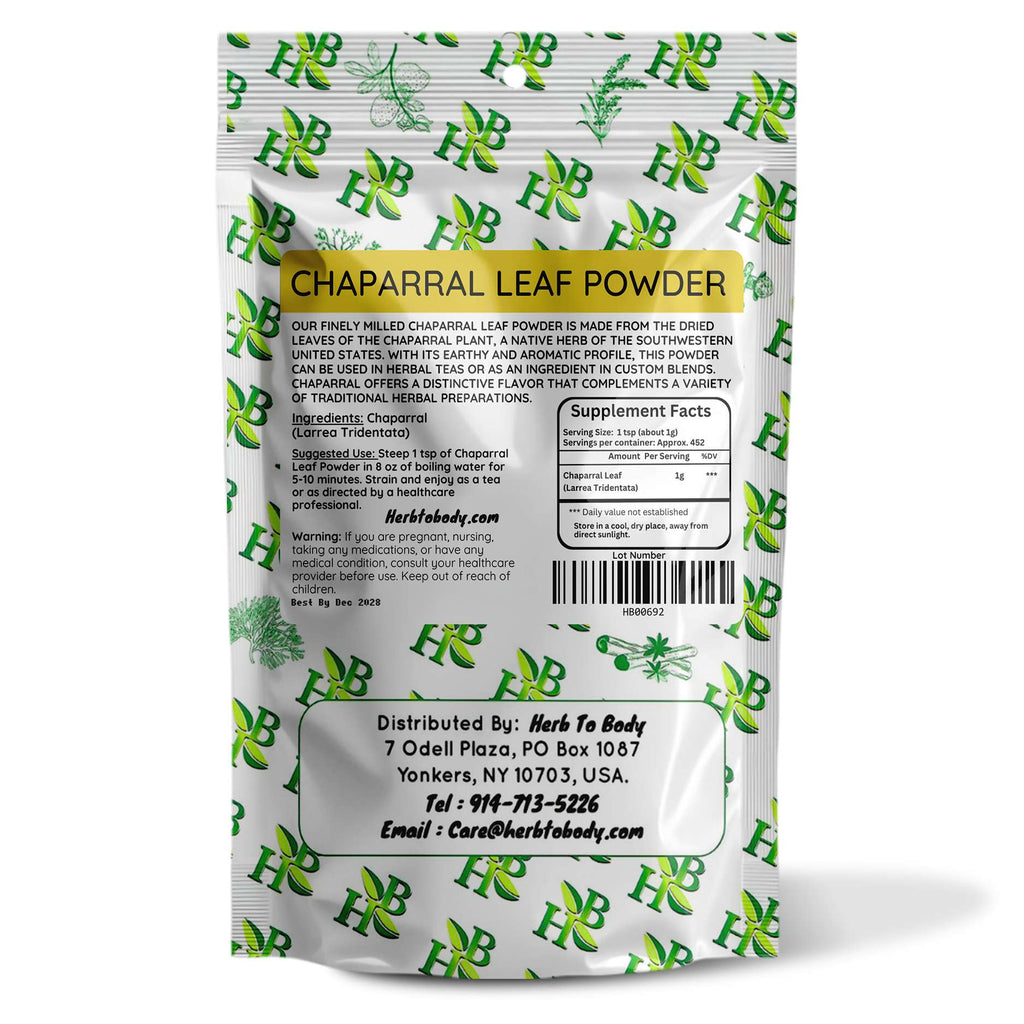 Herb To Body Chaparral Leaf Powder Larrea Tridentata