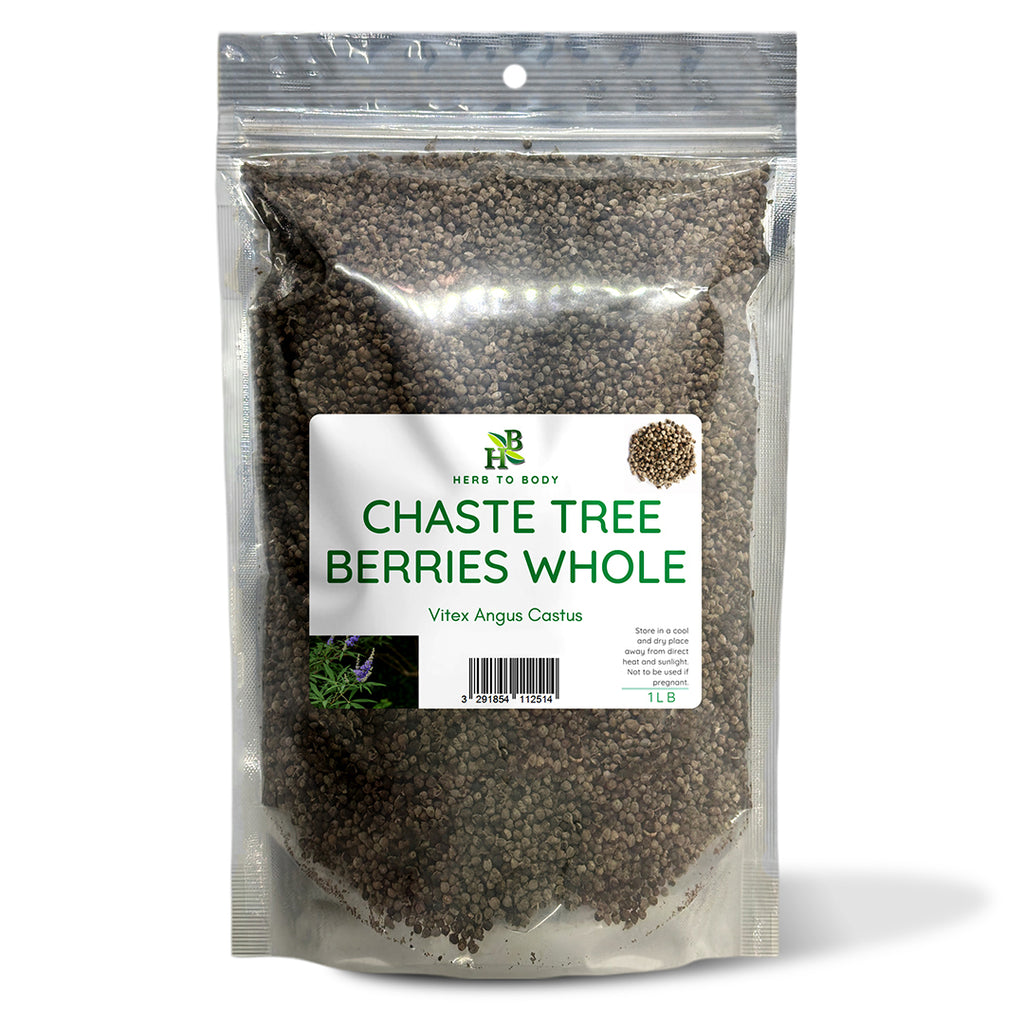 Herb To Body Whole Chaste Tree Berries Organic Vitex Agnus-Castus