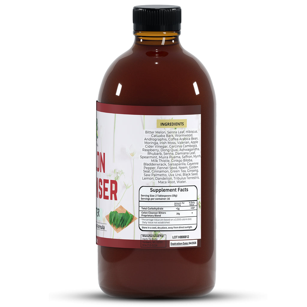 Herb to Body Herbal Bitters Tonic Digestive Supplement 16oz