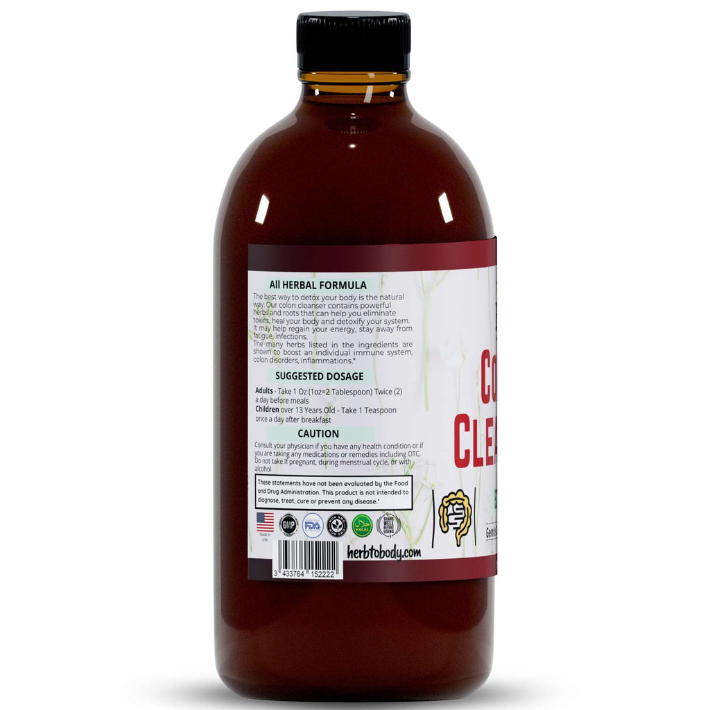 Herb to Body Herbal Bitters Tonic Digestive Supplement 16oz