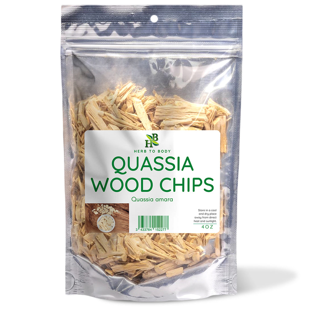 Herb to Body Quassia Amara Wood Chips Dried Botanical