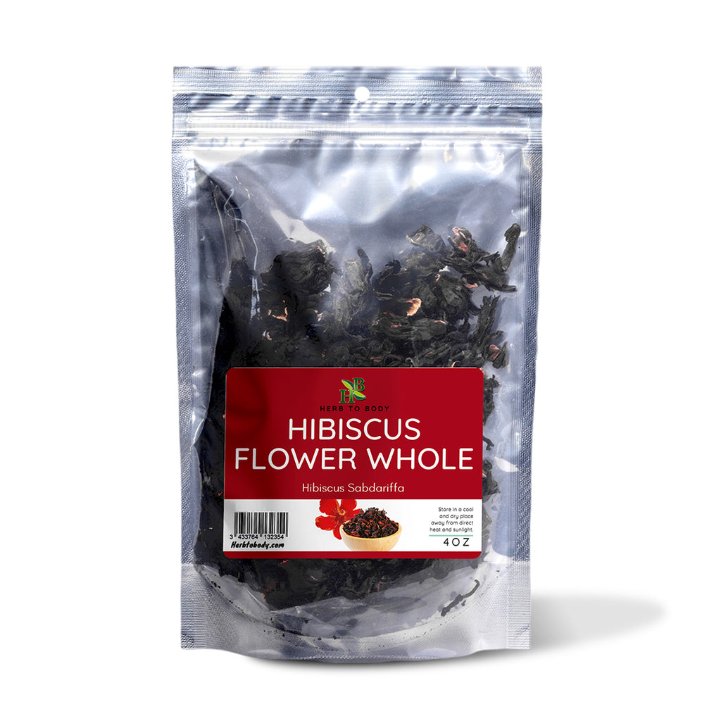 Herb To Body Dried Hibiscus Flowers Whole Calyces 4 oz