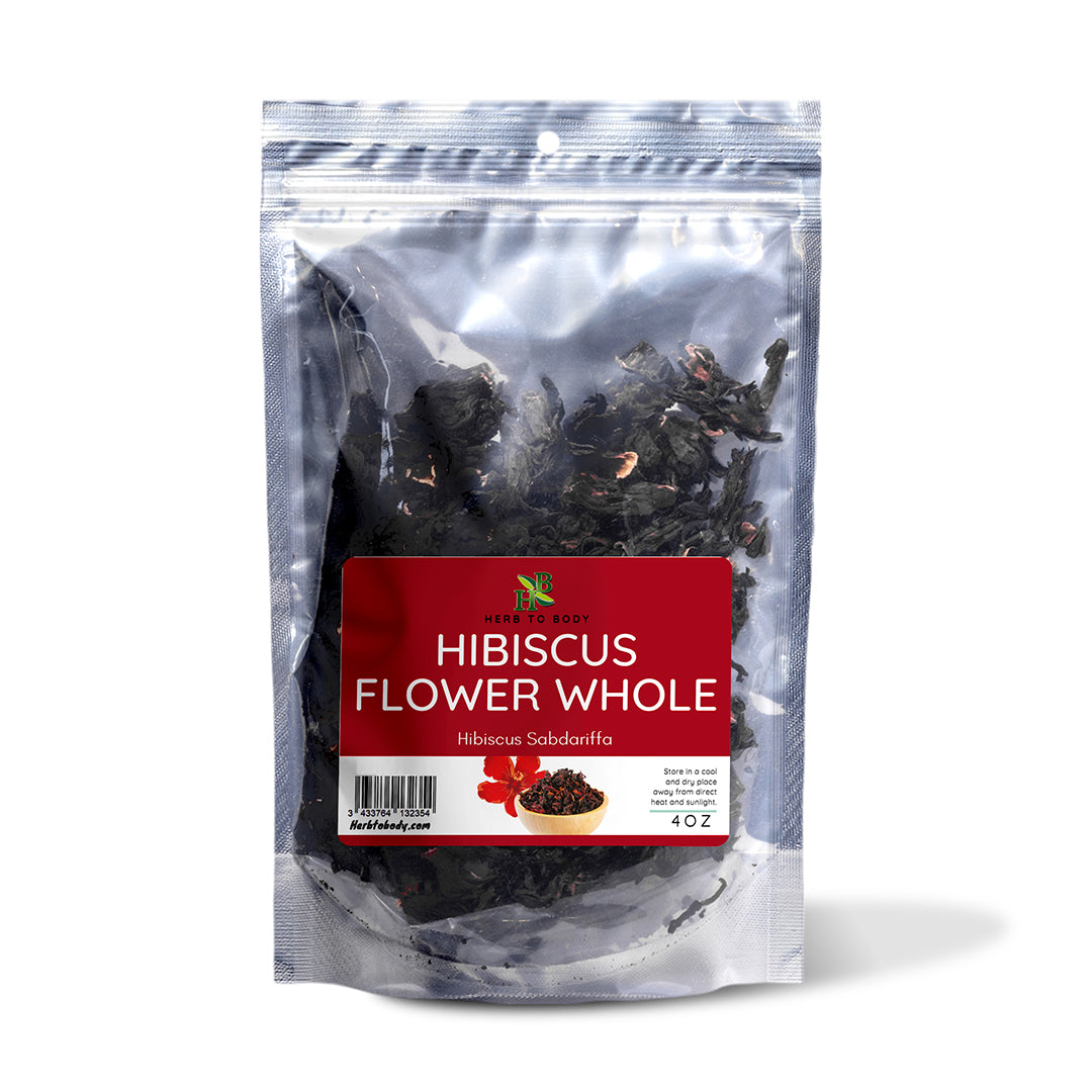 Herb To Body Dried Hibiscus Flowers Whole Calyces 4 oz