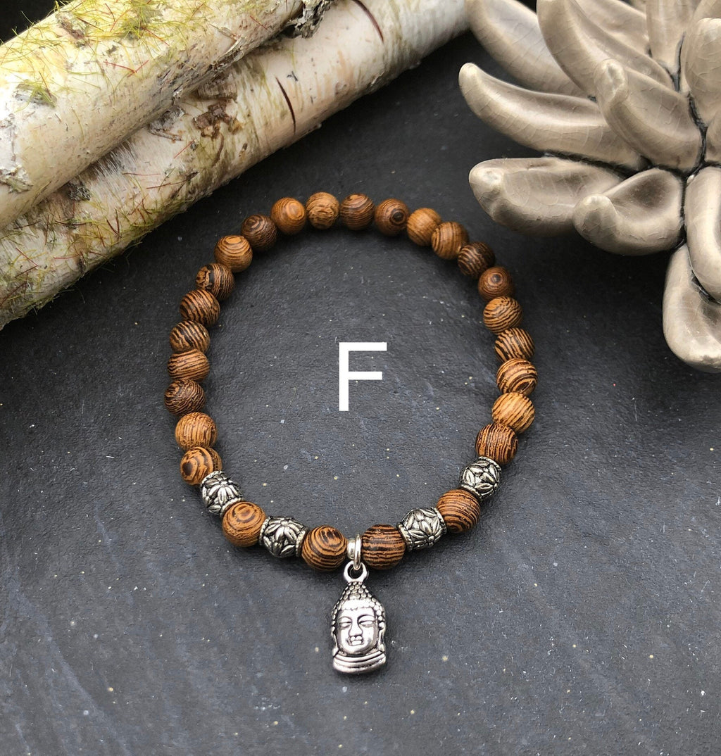 MossberryandStone Spring Fling Beaded Bracelet Stack 6mm Natural Stones