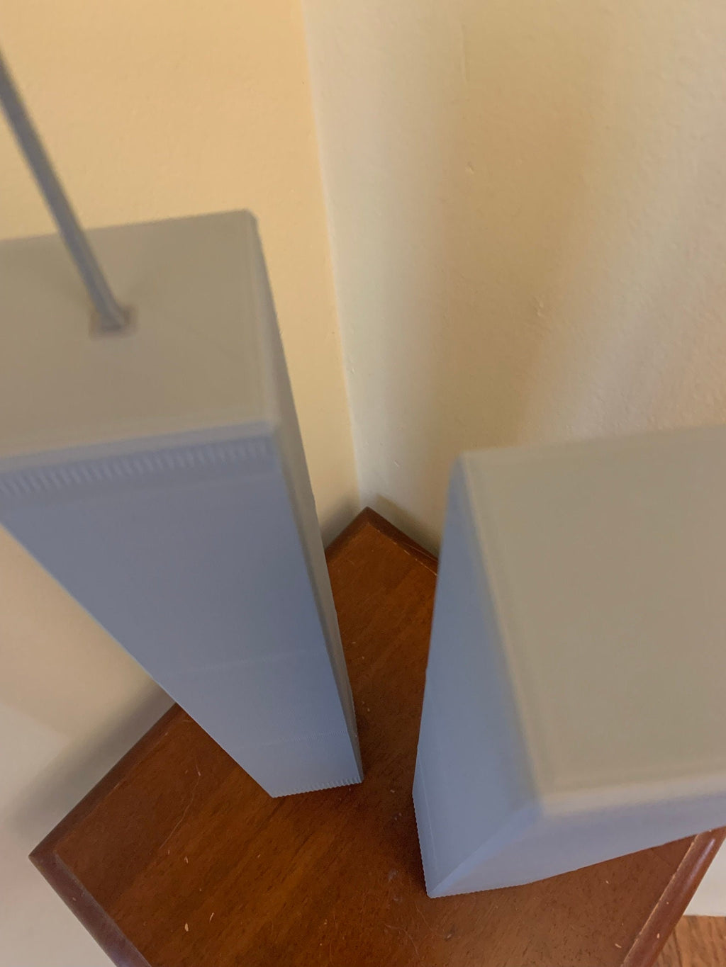StarsoftheCity Twin Towers Model- 3D Printed Statue 17.75in Gray