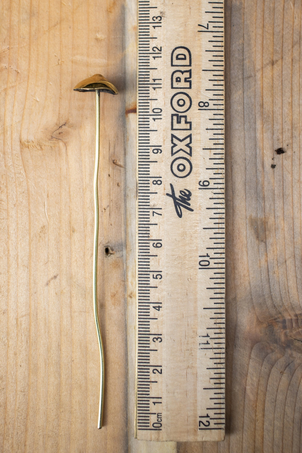 GazRye Handcrafted Brass Mushroom Garden Decoration Single Piece
