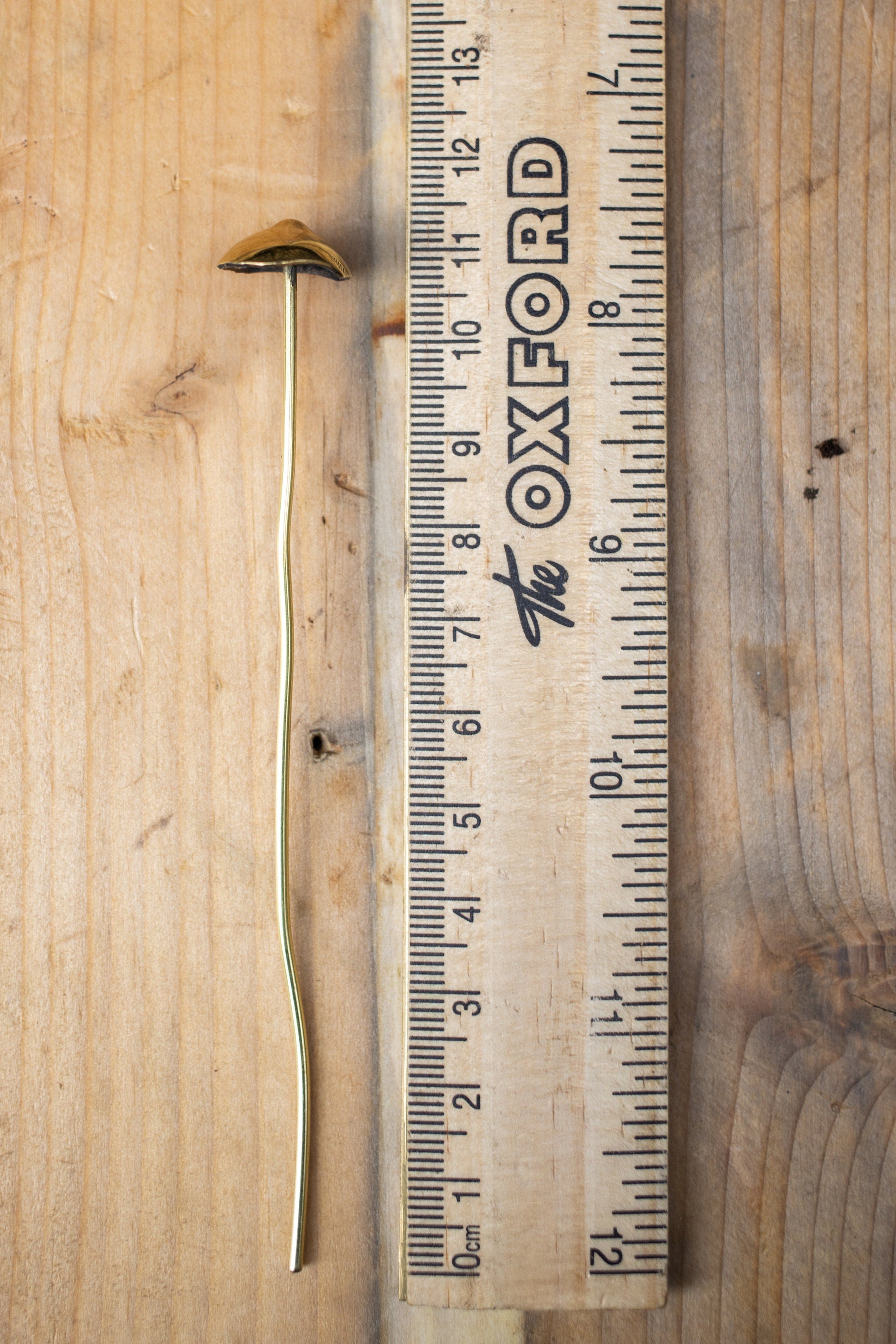 GazRye Handcrafted Brass Mushroom Garden Decoration Single Piece