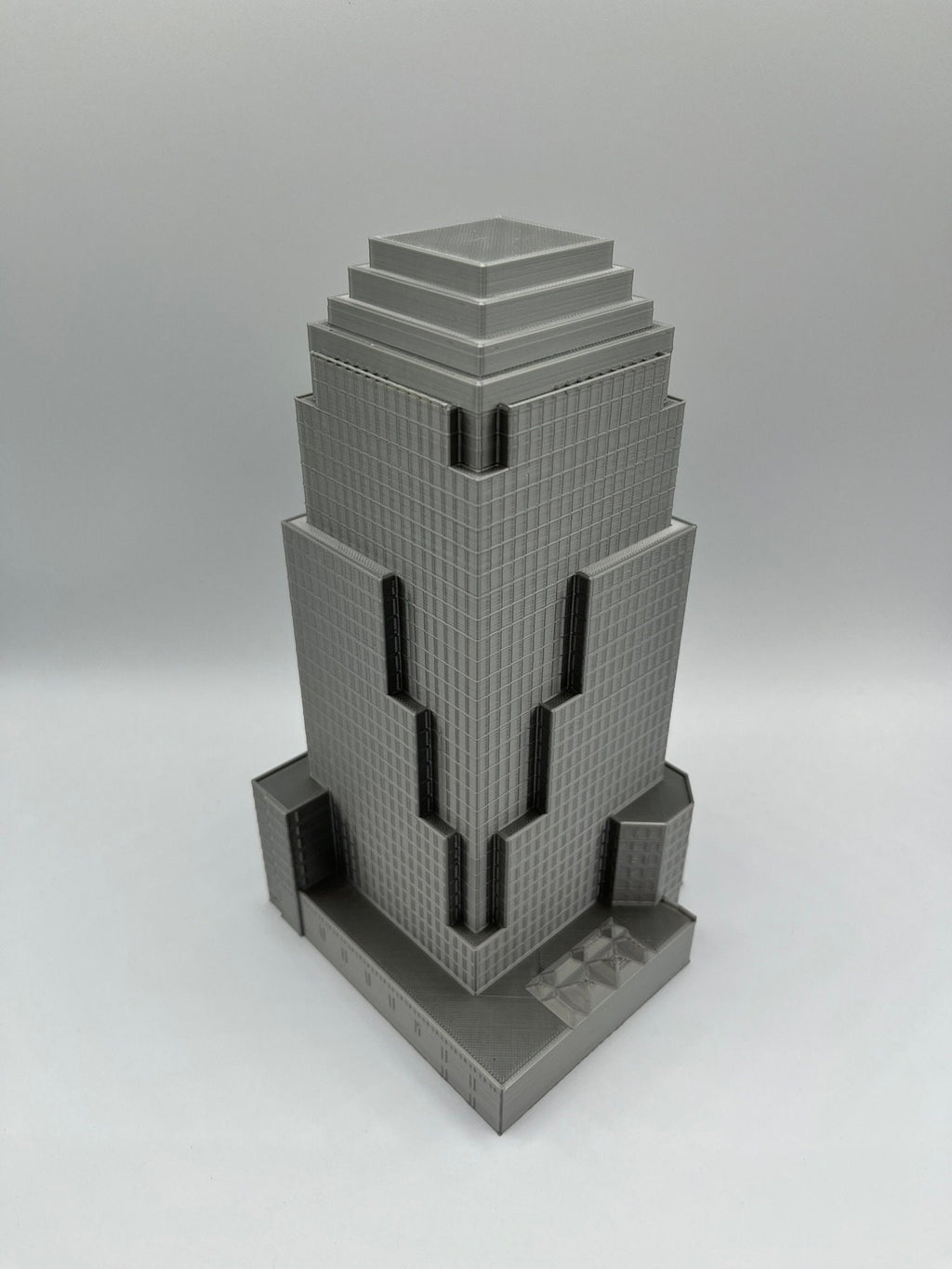 StarsoftheCity Four World Financial Center 3D Printed Skyscraper Model 8.75in Silver