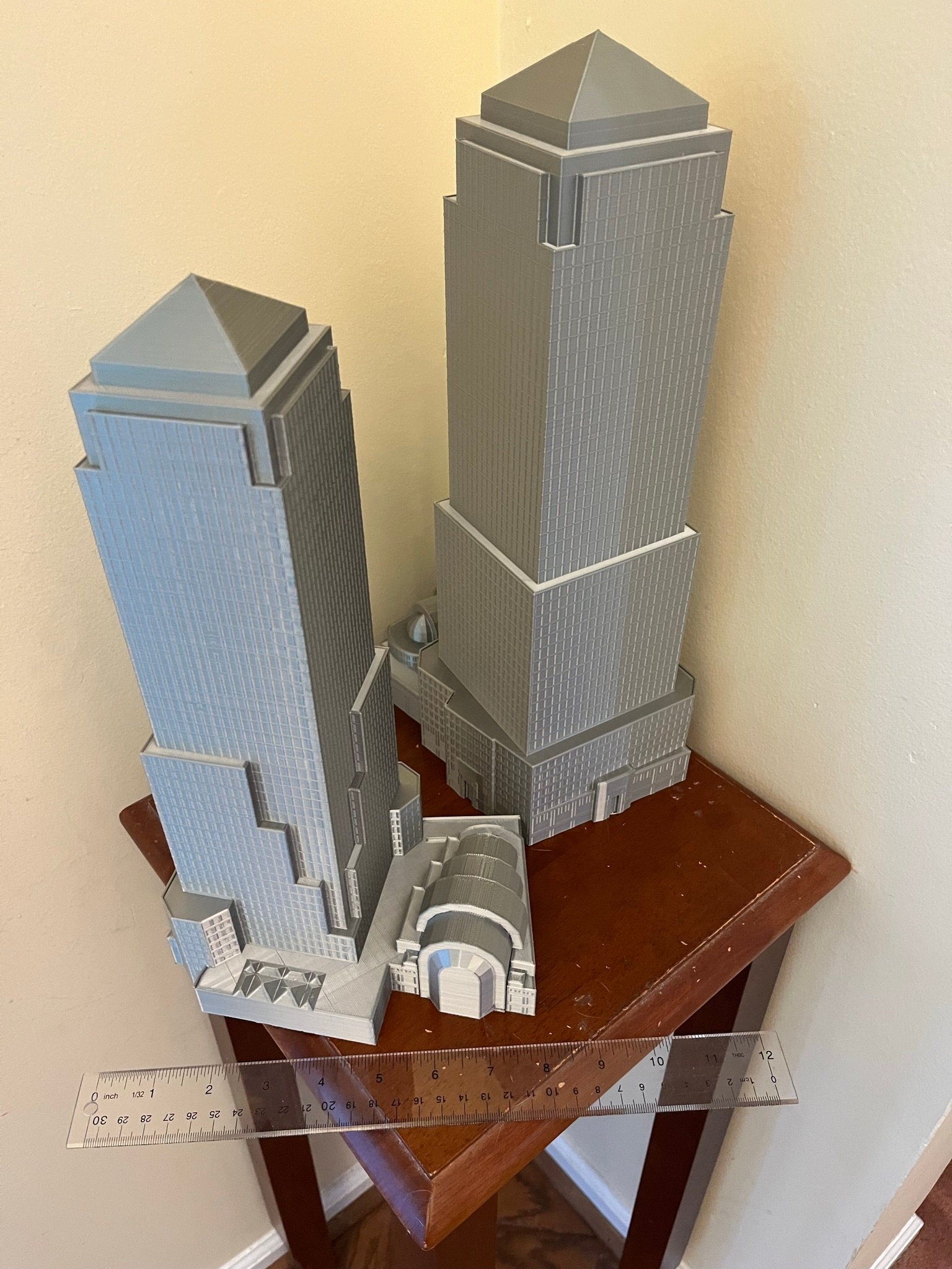 StarsoftheCity Three World Financial Center Model 3D Printed Statue