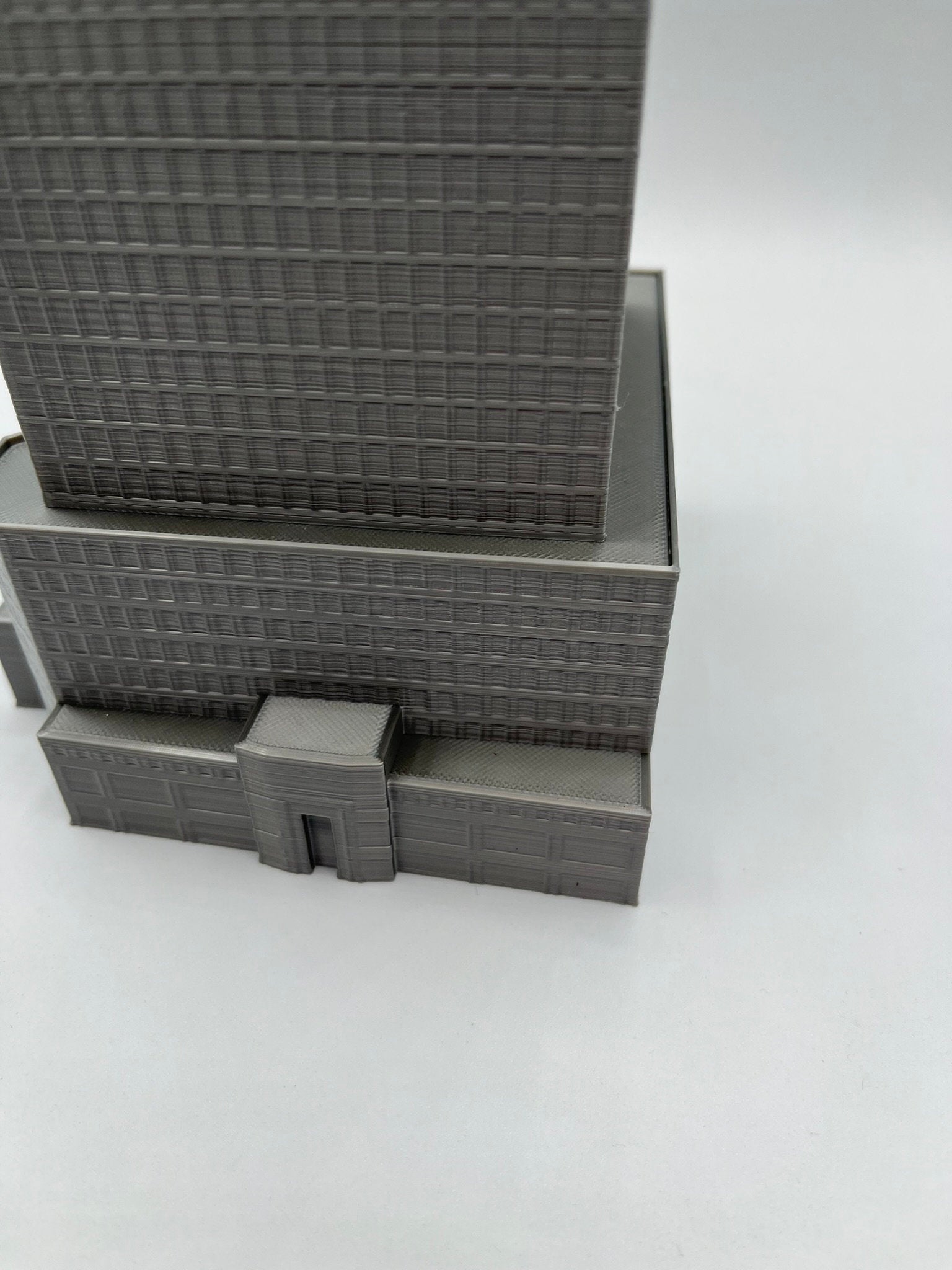 StarsoftheCity Four World Financial Center 3D Printed Skyscraper Model 8.75in Silver