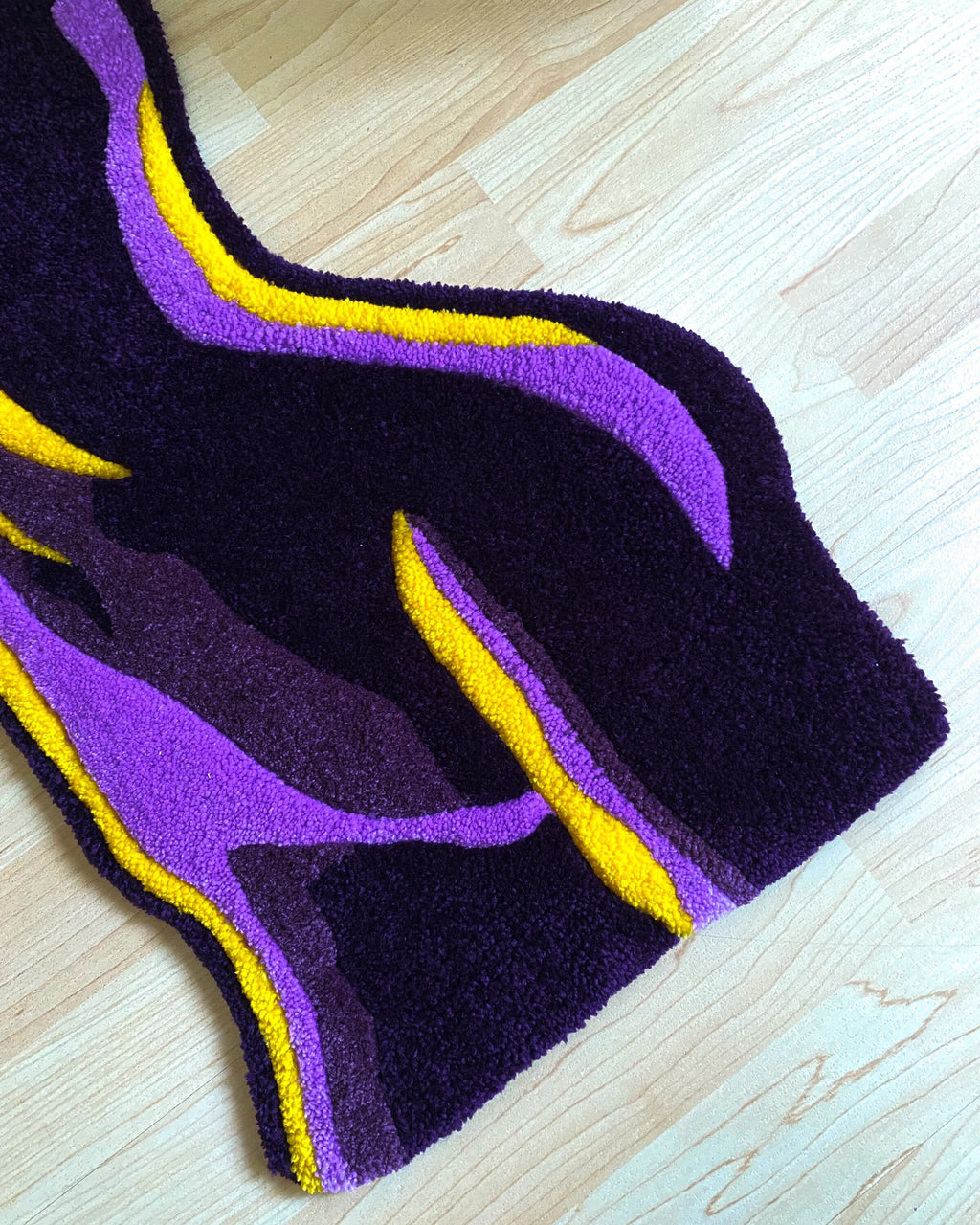 LargoModern Thermal Body Woman Handmade Tufted Rug Fluffy Decorative