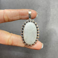 Handmade Moonstone Pendant Necklace: 925 Sterling Silver Gemstone