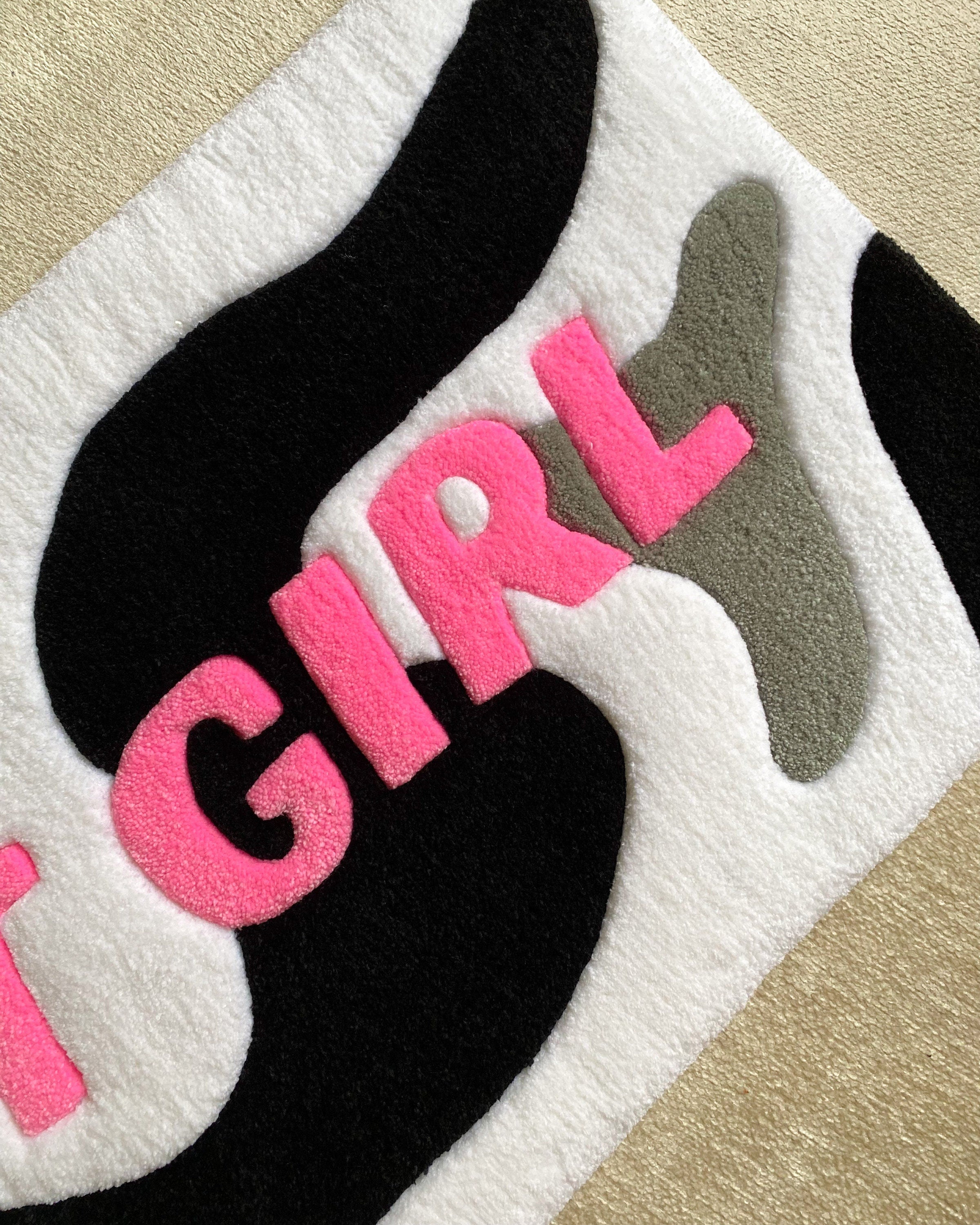 LargoModern It Girl Custom Tufted Fluffy Rug 21x34in