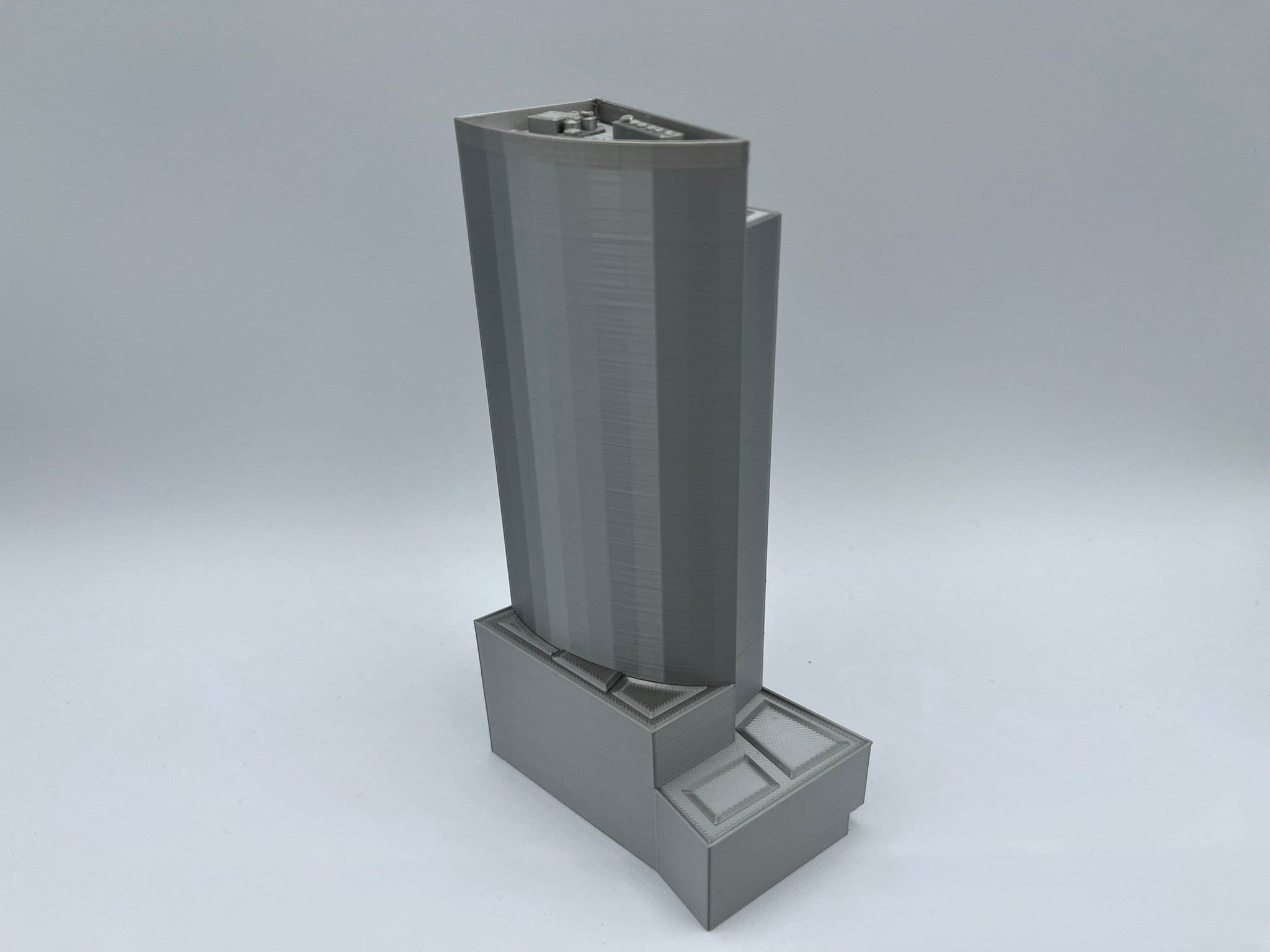 StarsoftheCity 200 West Street 3D Printed Model Statue Silver