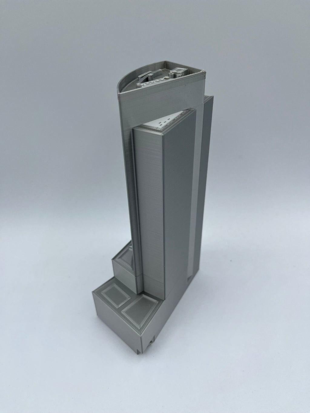 StarsoftheCity 200 West Street 3D Printed Model Statue Silver