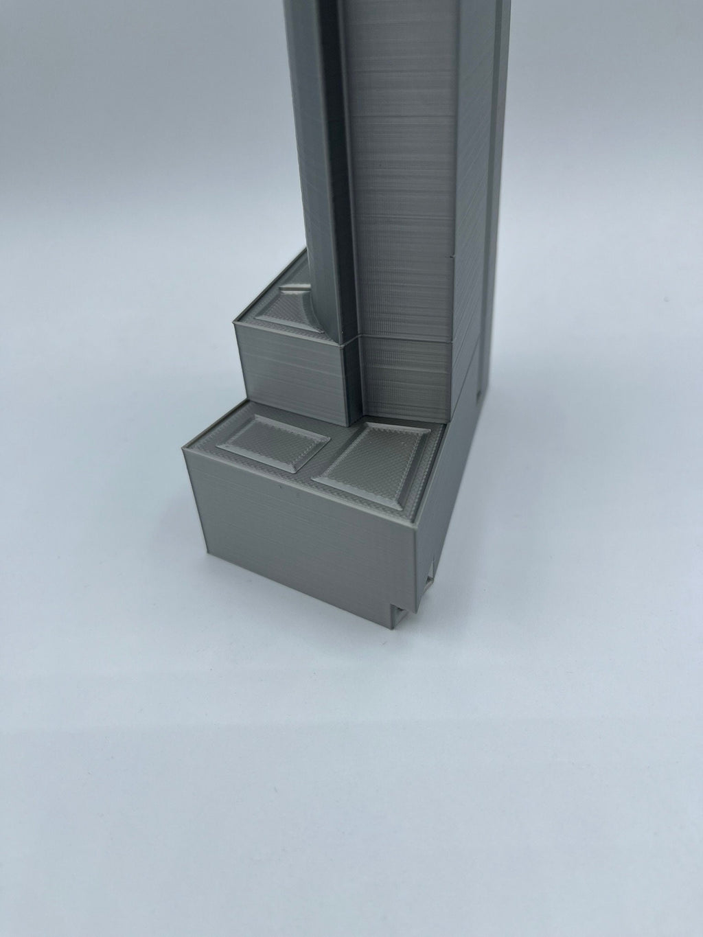 StarsoftheCity 200 West Street 3D Printed Model Statue Silver