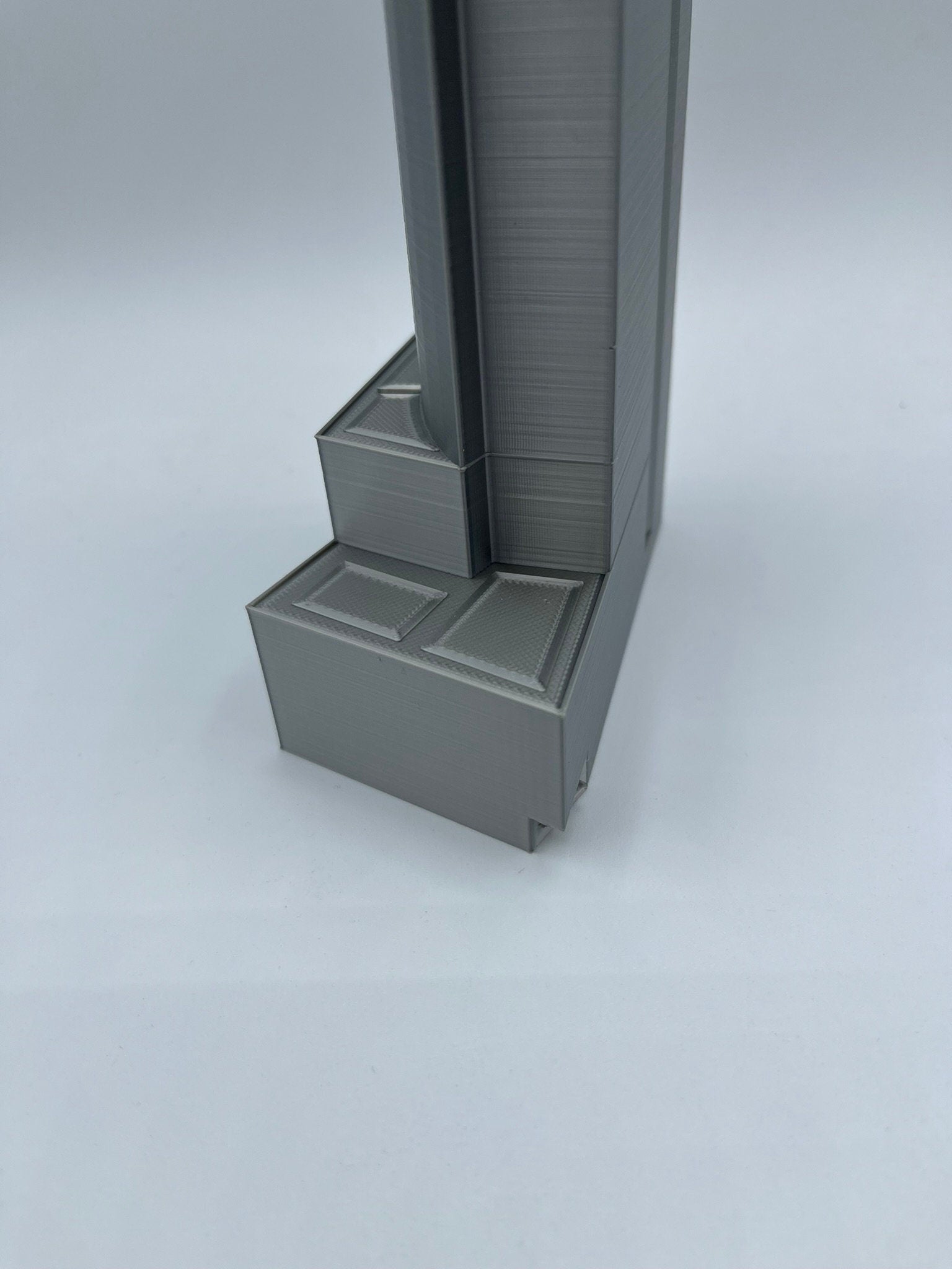 StarsoftheCity 200 West Street 3D Printed Model Statue Silver