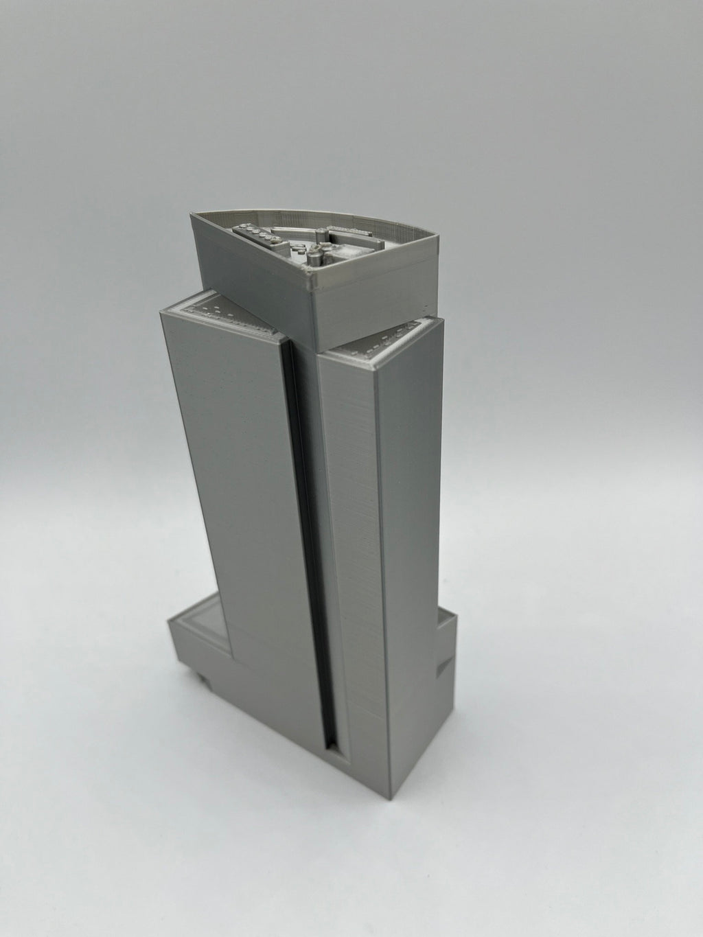 StarsoftheCity 200 West Street 3D Printed Model Statue Silver