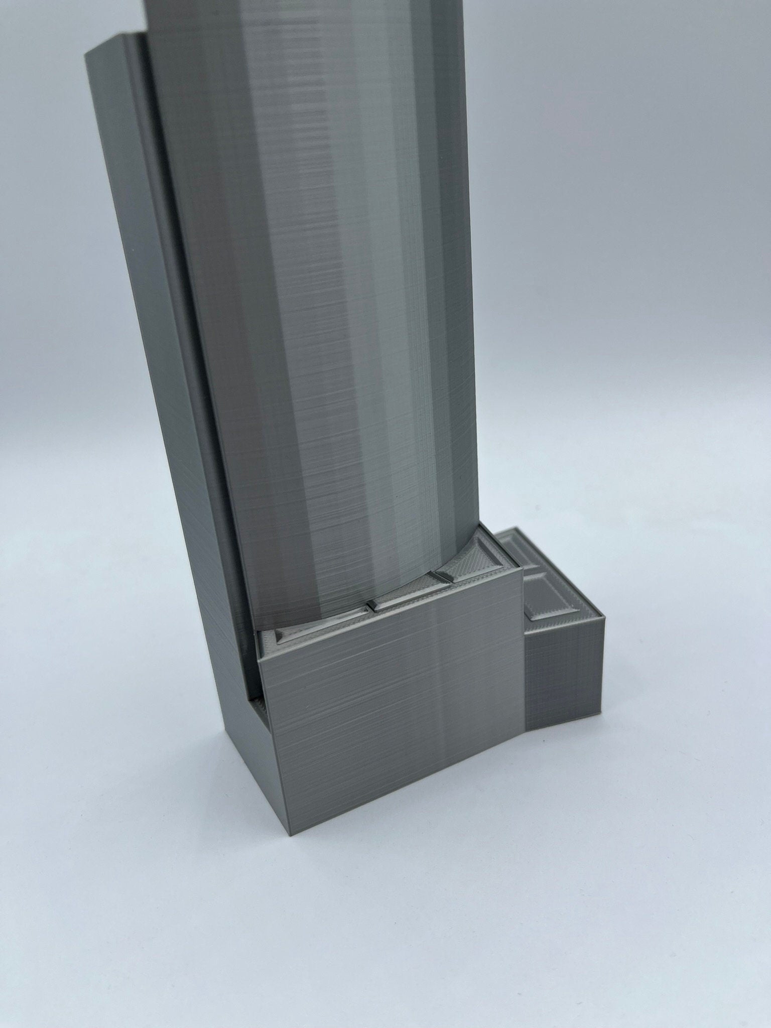 StarsoftheCity 200 West Street 3D Printed Model Statue Silver