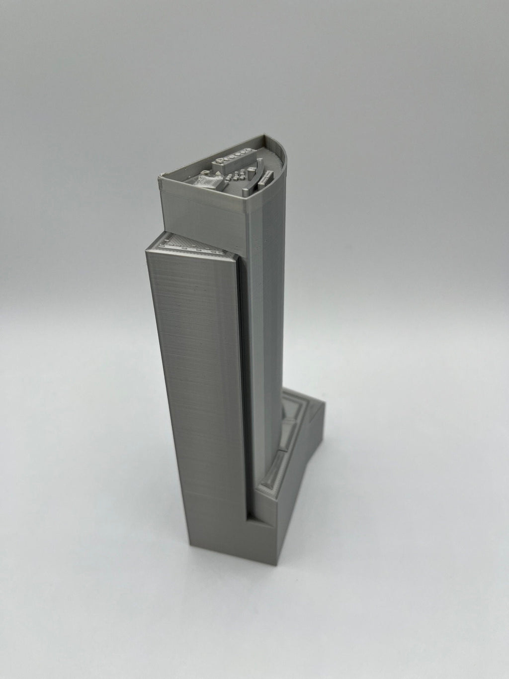 StarsoftheCity 200 West Street 3D Printed Model Statue Silver